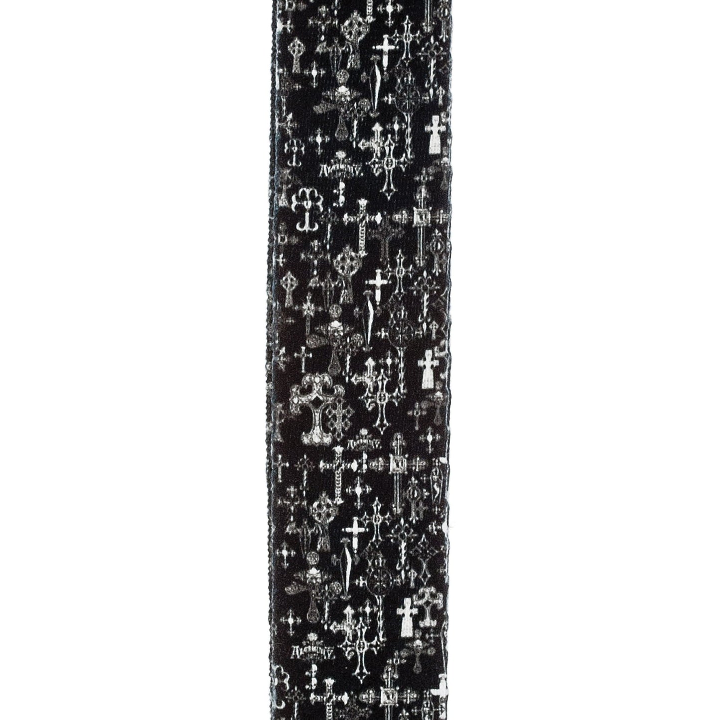 D'Addario Alchemy Guitar Strap, Gothic Crosses