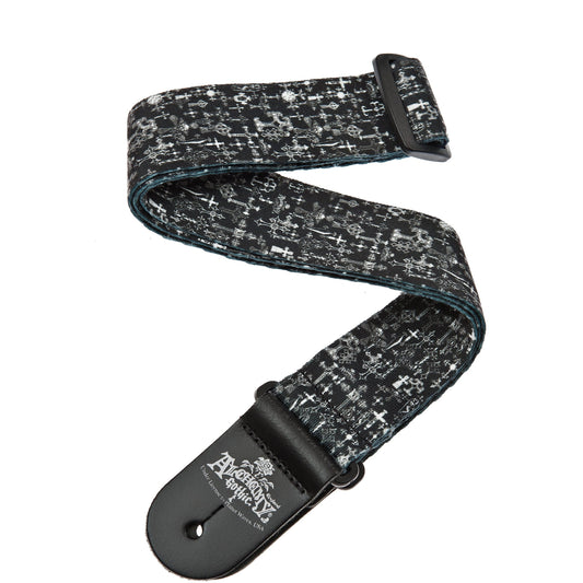 D'Addario Alchemy Guitar Strap, Gothic Crosses