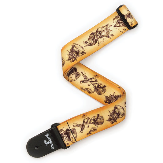 D'Addario Alchemy Guitar Strap, Rogues Gallery