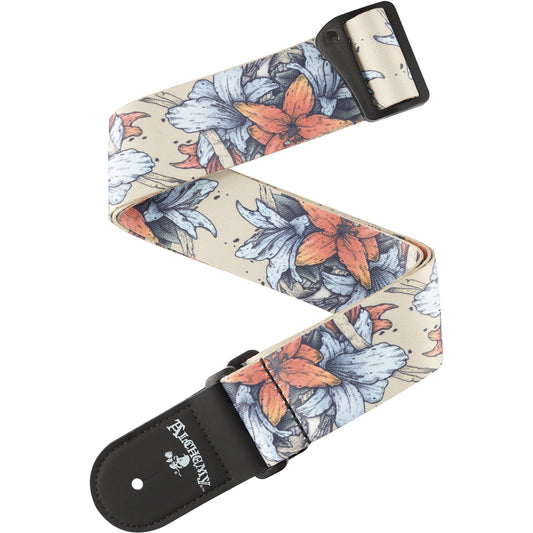 D'Addario Alchemy Guitar Strap, Death in Bloom