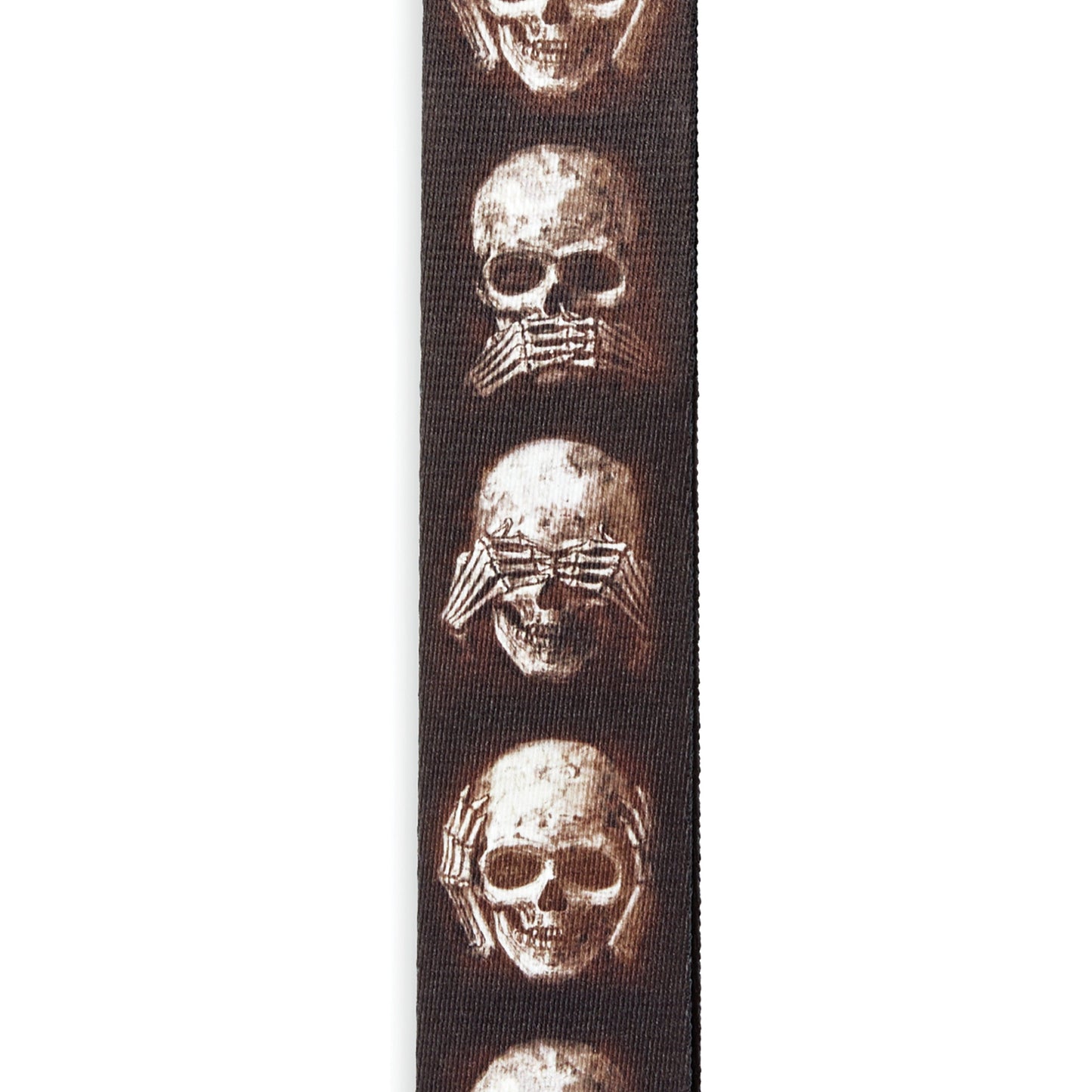 D'Addario Alchemy Planet Lock Guitar Strap, Muted Skulls