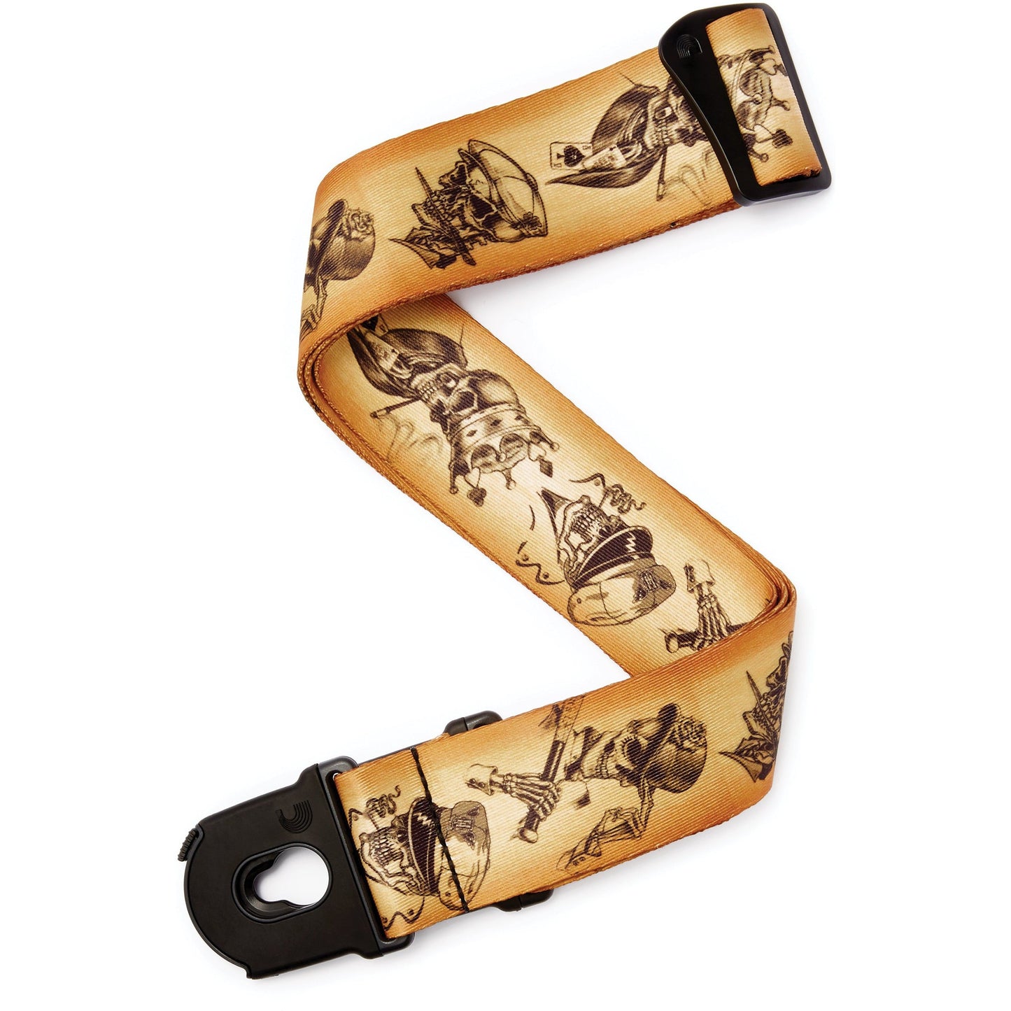 D'Addario Alchemy Planet Lock Guitar Strap, Rogues Gallery