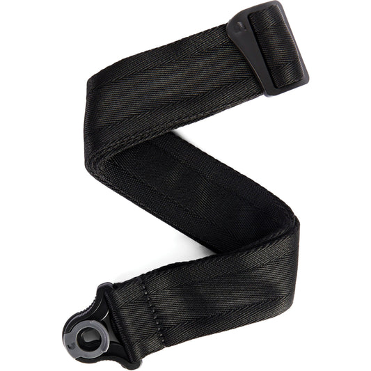 D'Addario Auto Lock Guitar Strap, Black