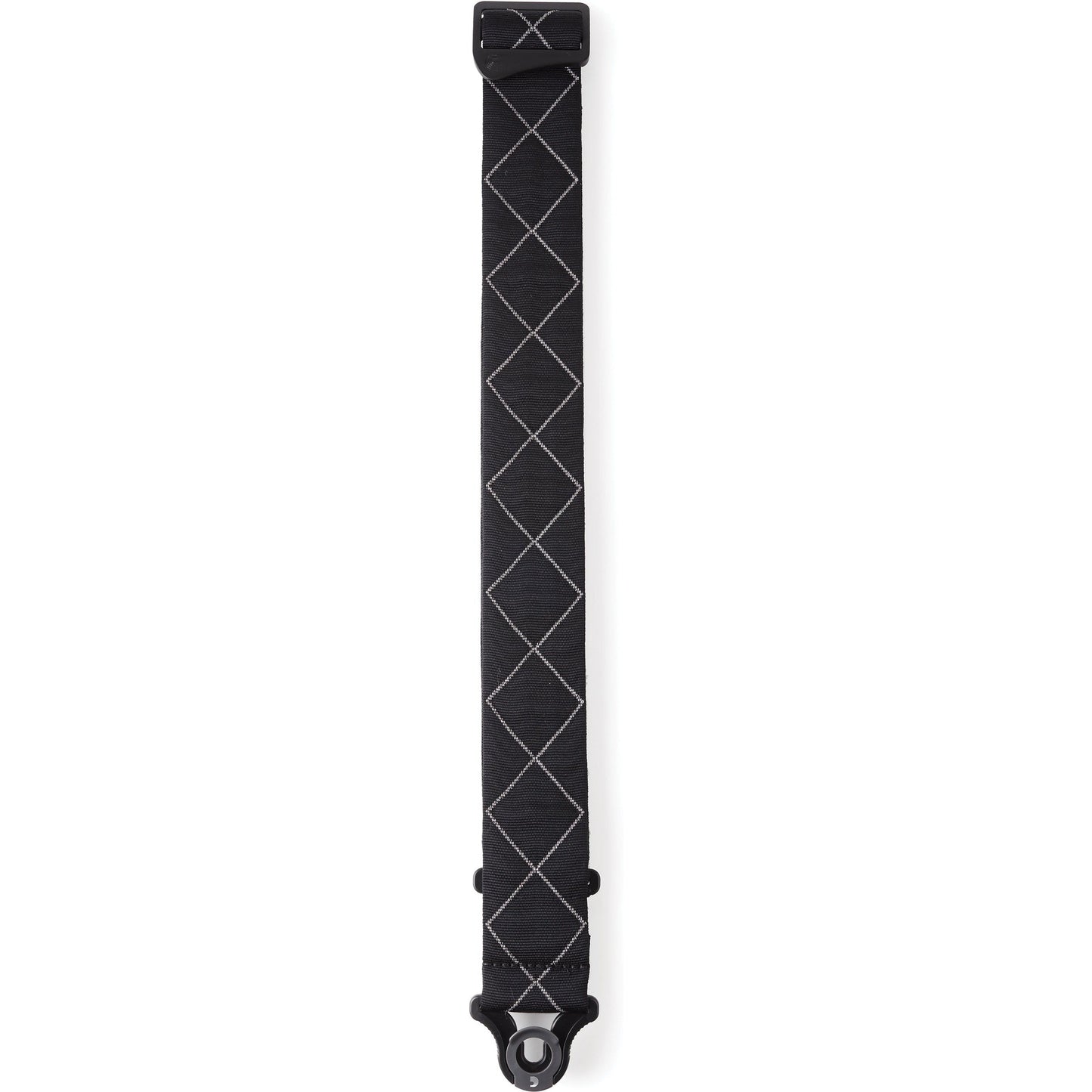 D'Addario Auto Lock Guitar Strap, Black Padded Diamonds