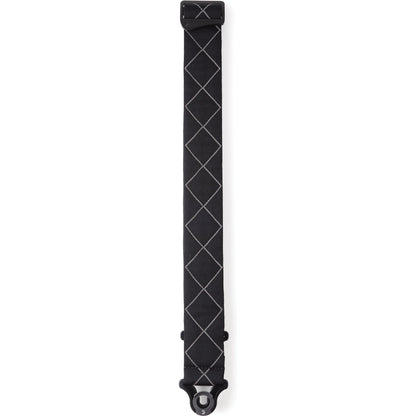 D'Addario Auto Lock Guitar Strap, Black Padded Diamonds