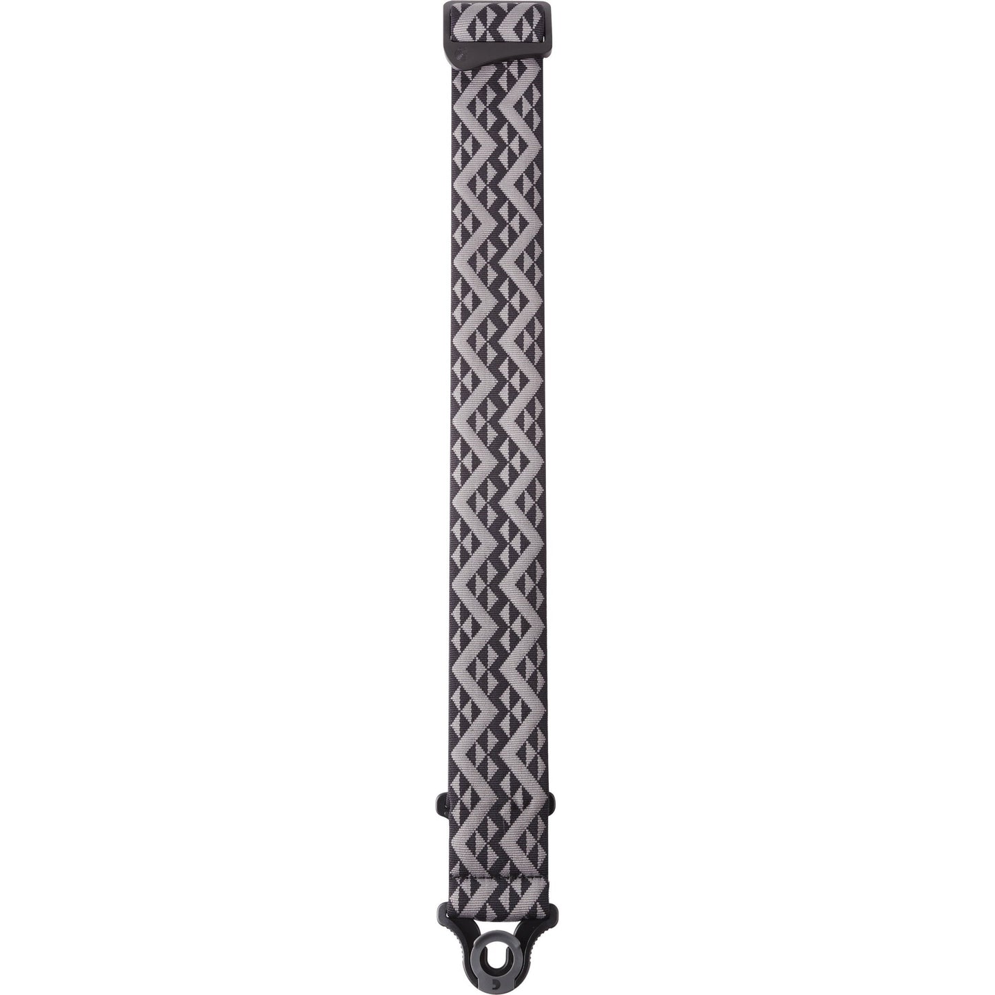 D'Addario Auto Lock Guitar Strap, Black Padded Geometric