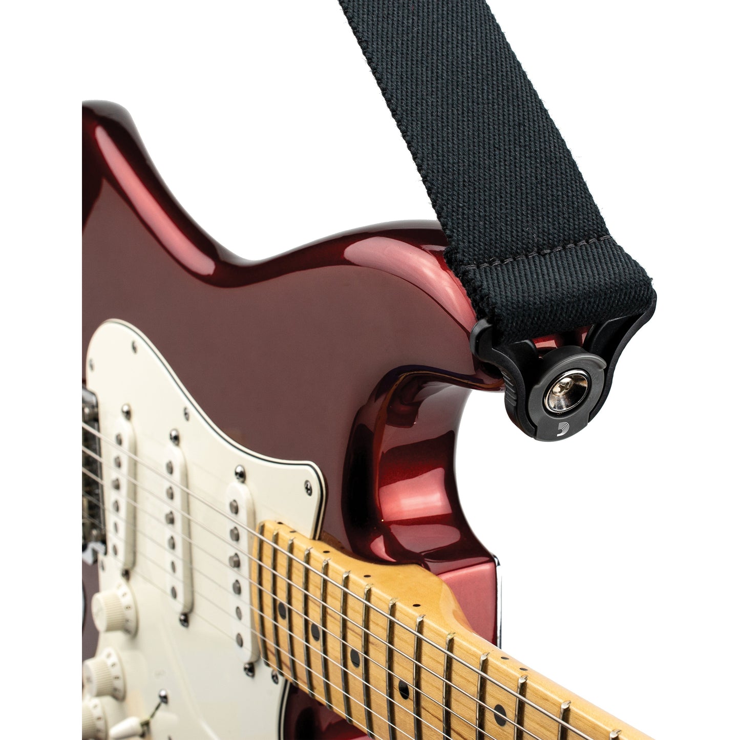 D'Addario Auto Lock Guitar Strap, Skater Black