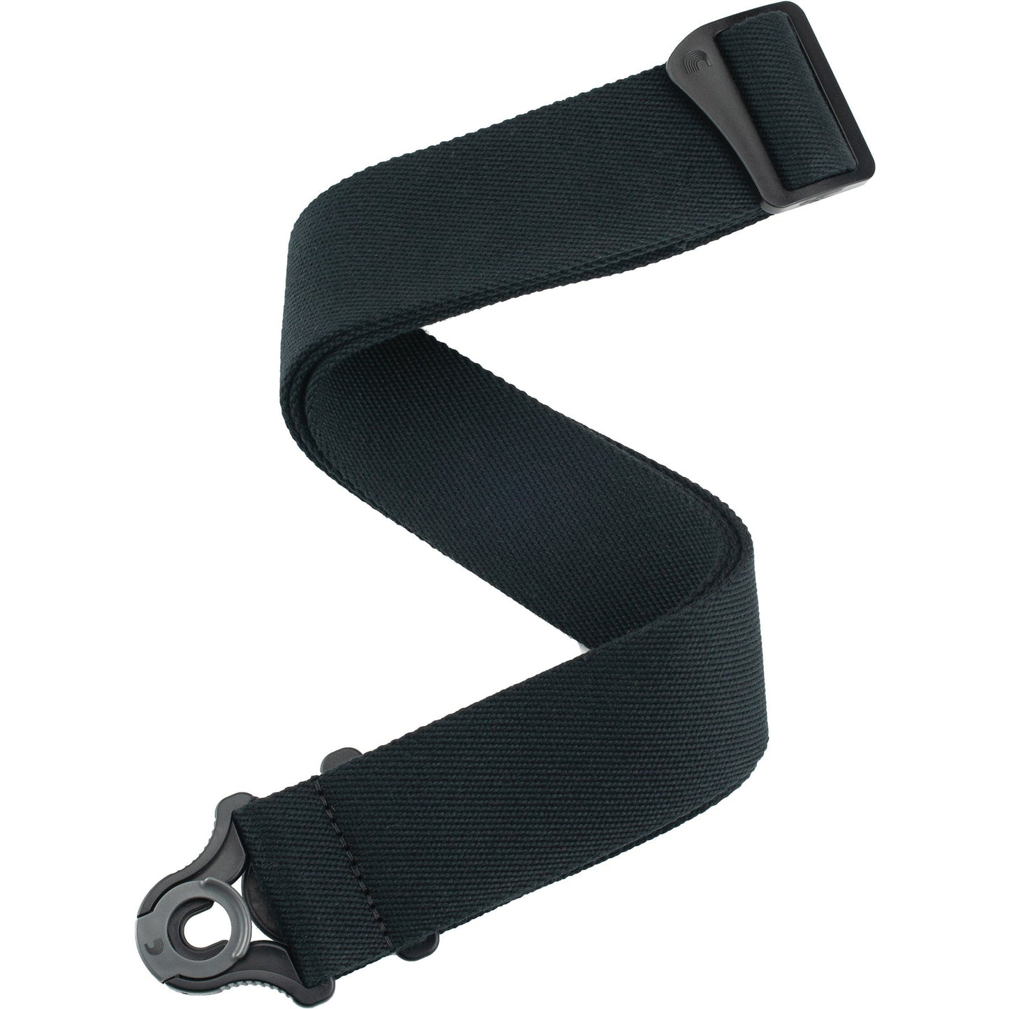 D'Addario Auto Lock Guitar Strap, Skater Black