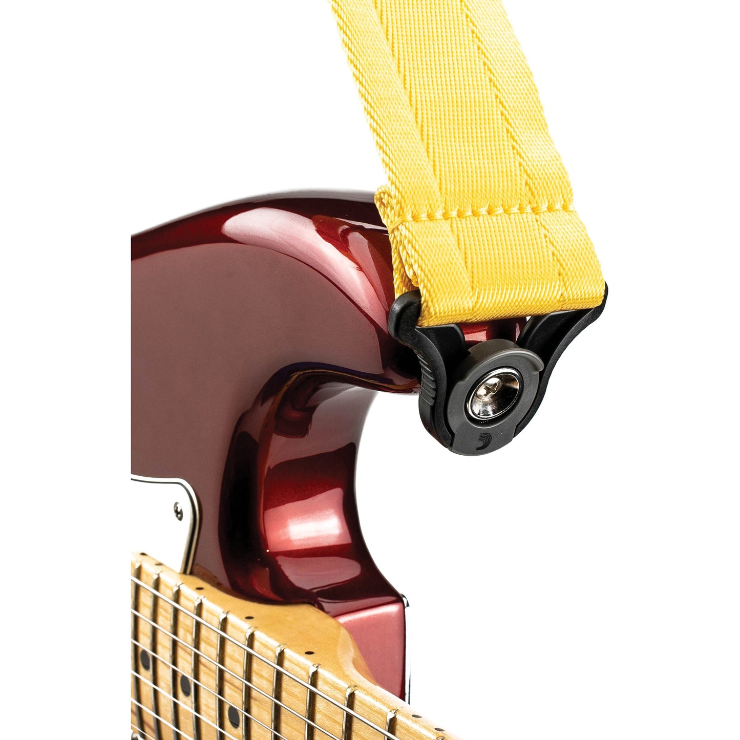 D'Addario Auto Lock Guitar Strap, Mellow Yellow