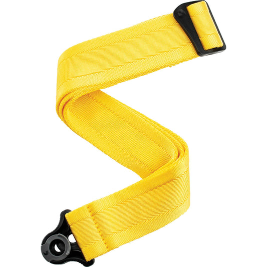 D'Addario Auto Lock Guitar Strap, Mellow Yellow