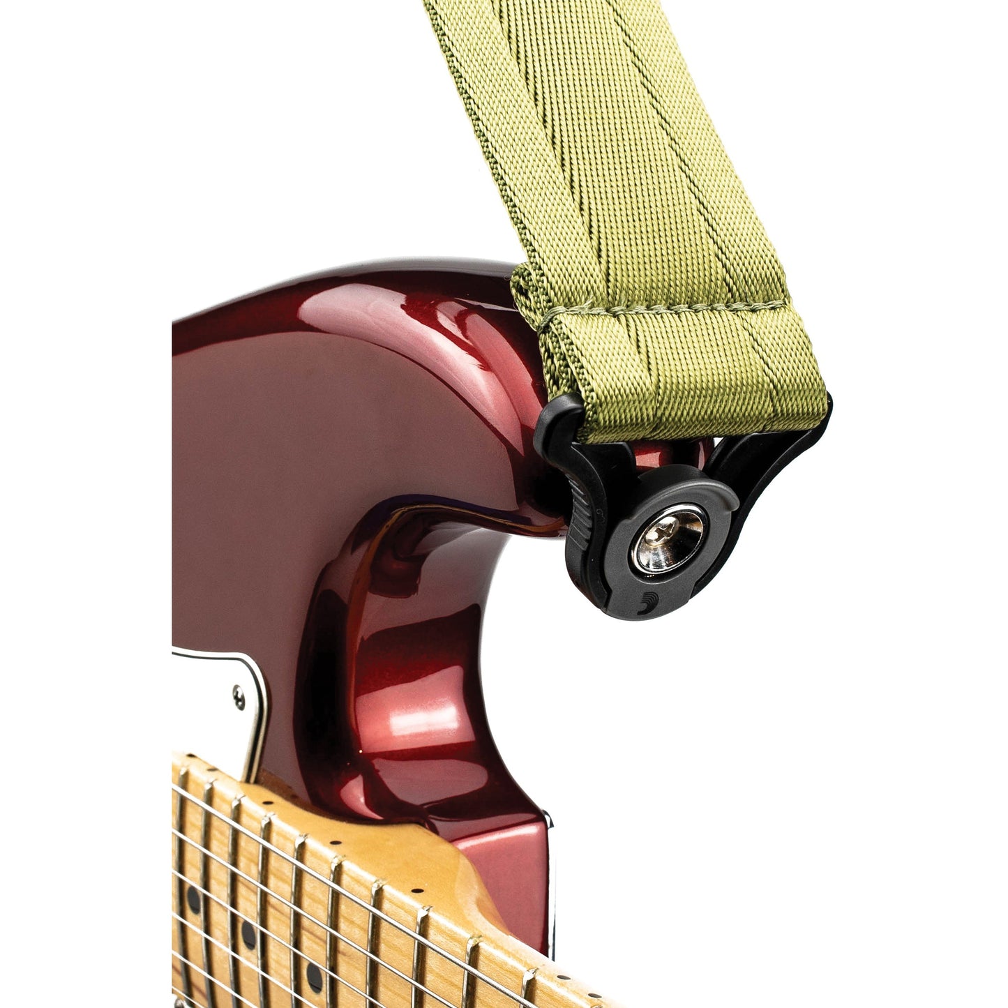 D'Addario Auto Lock Guitar Strap, Moss