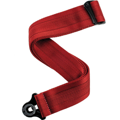 D'Addario Auto Lock Guitar Strap, Blood Red