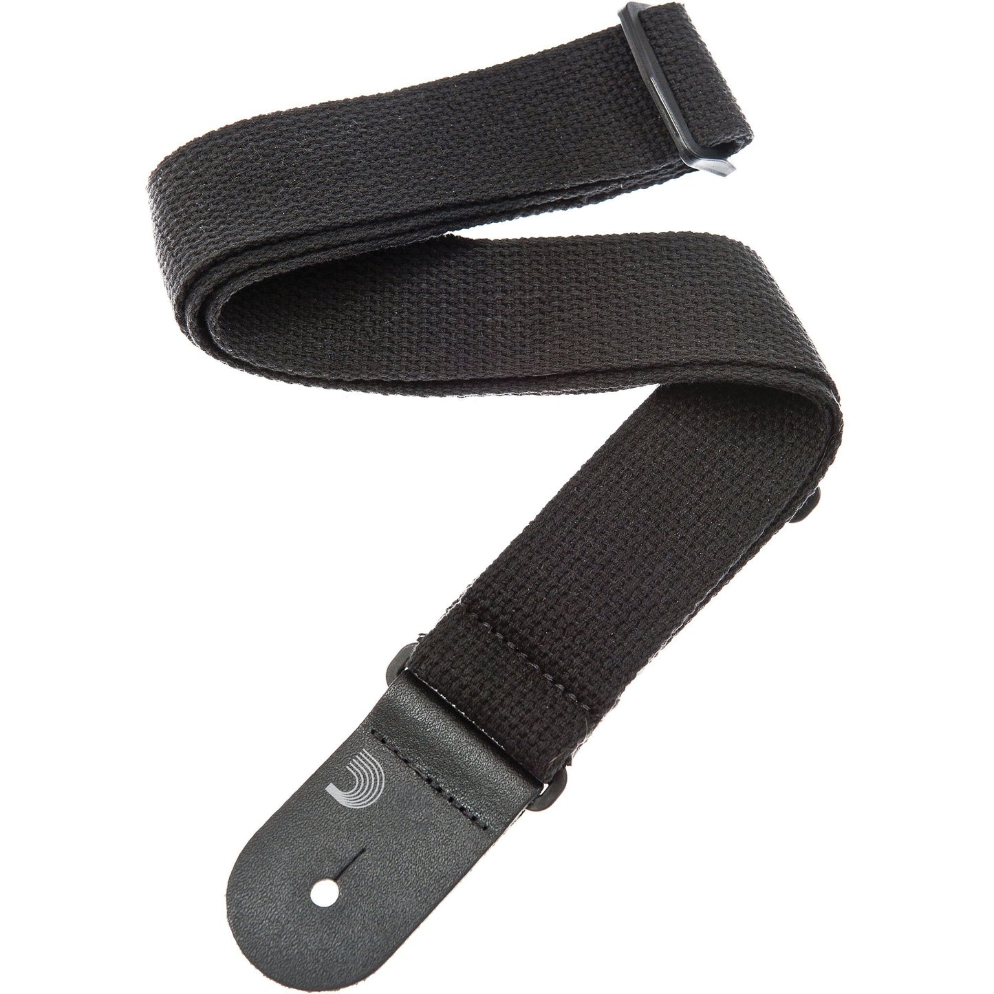 D'Addario Cotton Guitar Strap, Black