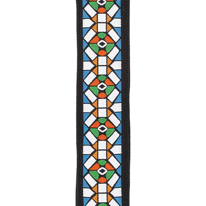 D'Addario Woven Guitar Strap, Stained Glass