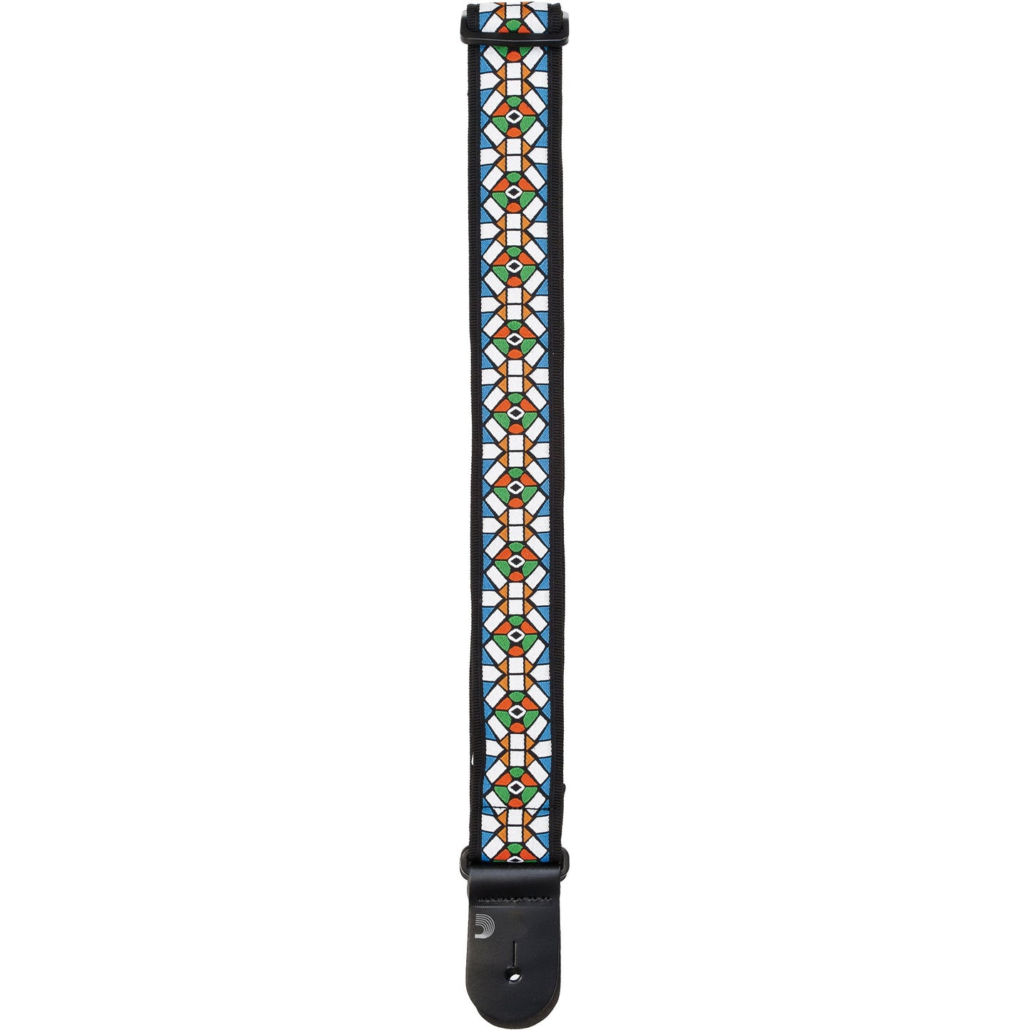 D'Addario Woven Guitar Strap, Stained Glass