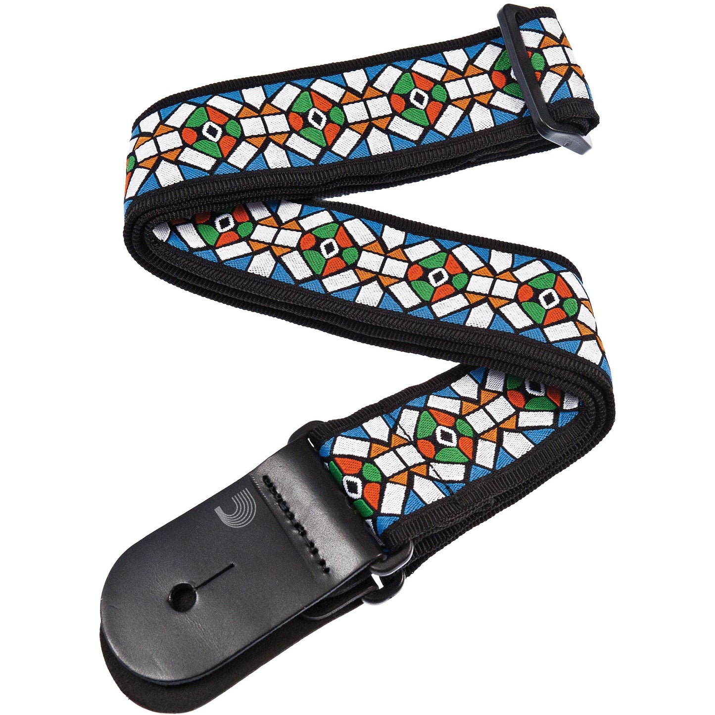 D'Addario Woven Guitar Strap, Stained Glass