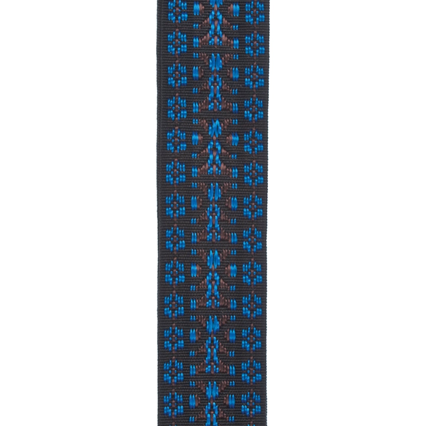 D'Addario Woven Guitar Strap, Hootenanny, Blue/Black