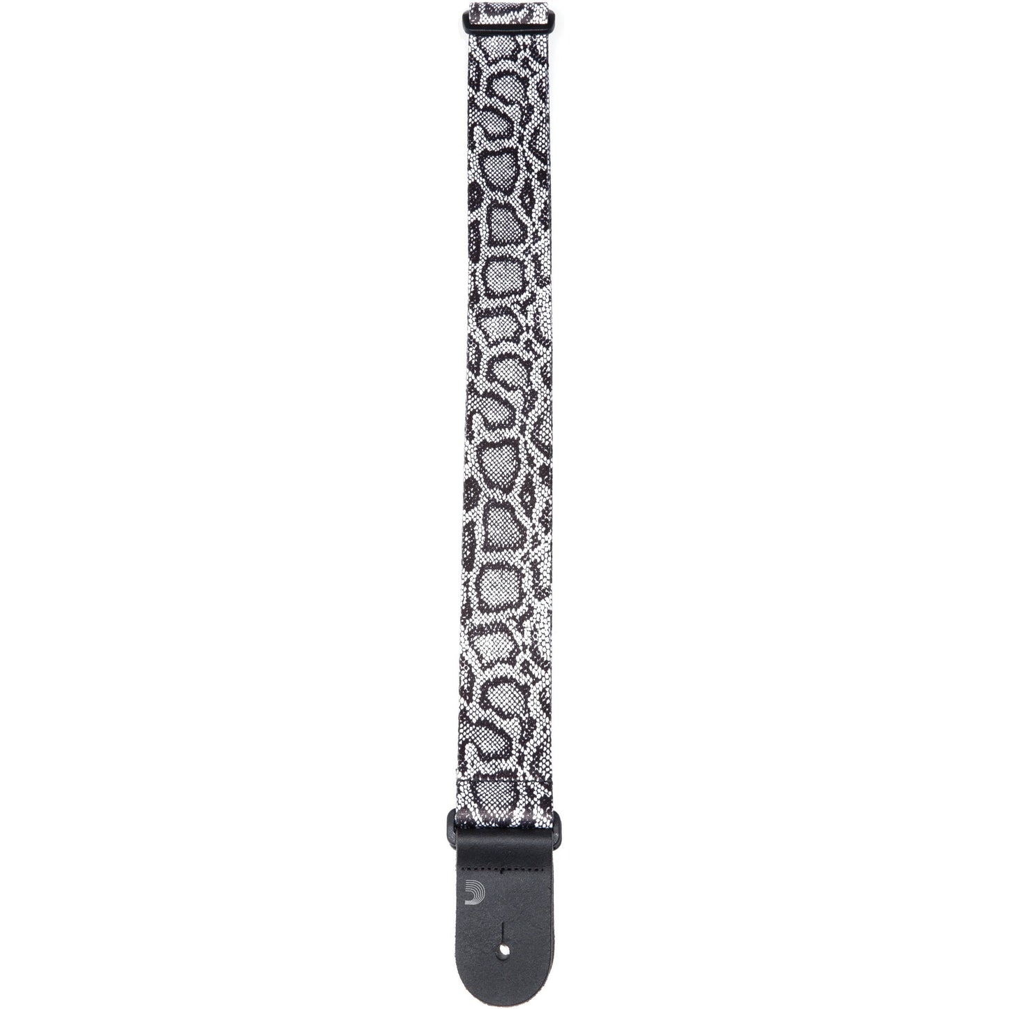 D'Addario Polyester Printed Snake Skin Guitar Strap