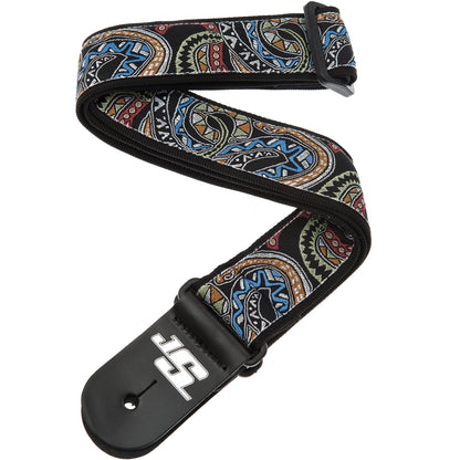 D'Addario Joe Satriani Guitar Strap, Snakes Mosaic