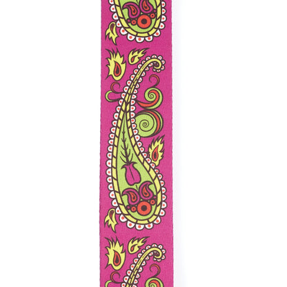 D'Addario Joe Satriani Guitar Strap, Paisley Purple