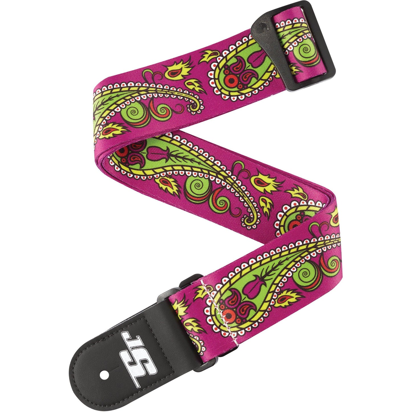 D'Addario Joe Satriani Guitar Strap, Paisley Purple