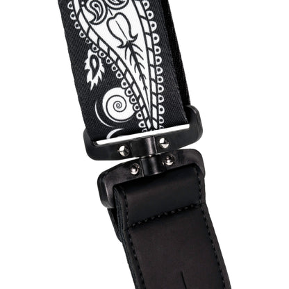 D'Addario Joe Satriani Swivel Guitar Strap, Black Paisley