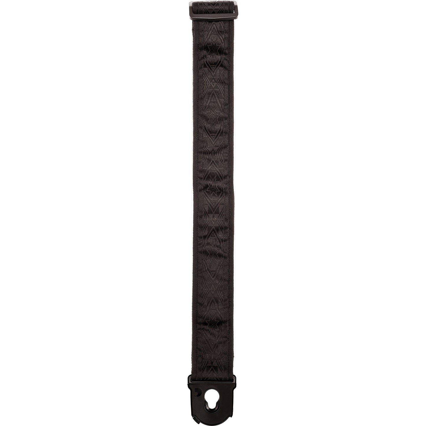 D'Addario Planet Lock Guitar Strap, Black Satin