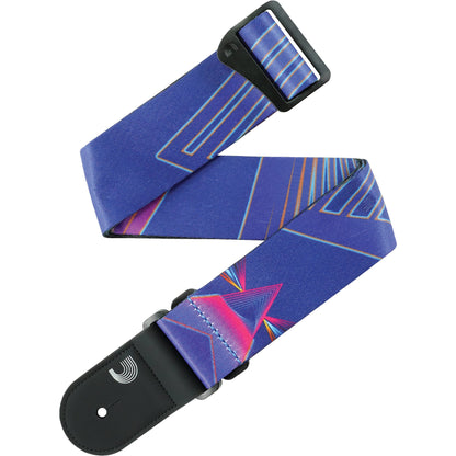 D'Addario Outrun Polyester Guitar Strap, Prism