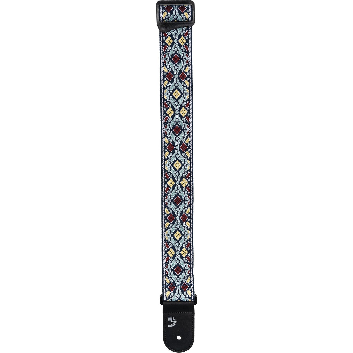 D'Addario Eco-Comfort Jacquard Woven Guitar Strap, Navy