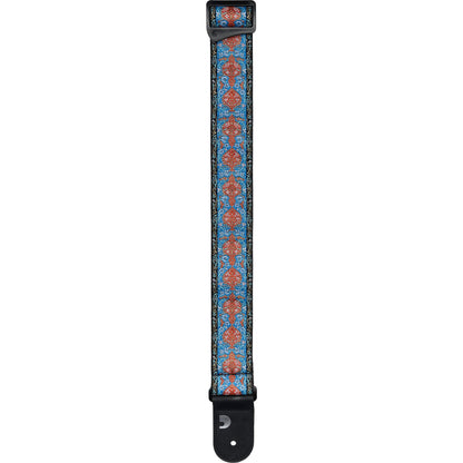 D'Addario Eco-Comfort Woven Guitar Strap, Blue & Orange