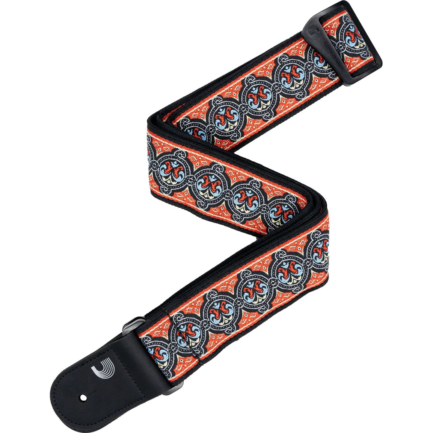 D'Addario Eco-Comfort Woven Guitar Strap, Orange