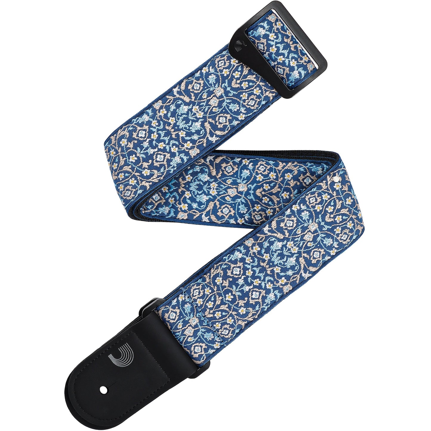 D'Addario  Eco-Comfort Persian Woven Guitar Strap, Blue