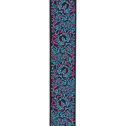 D'Addario Eco-Comfort Outrun Woven Guitar Strap, Glitch