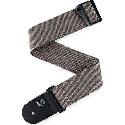 D'Addario Classic Tweed Guitar Strap, Grey