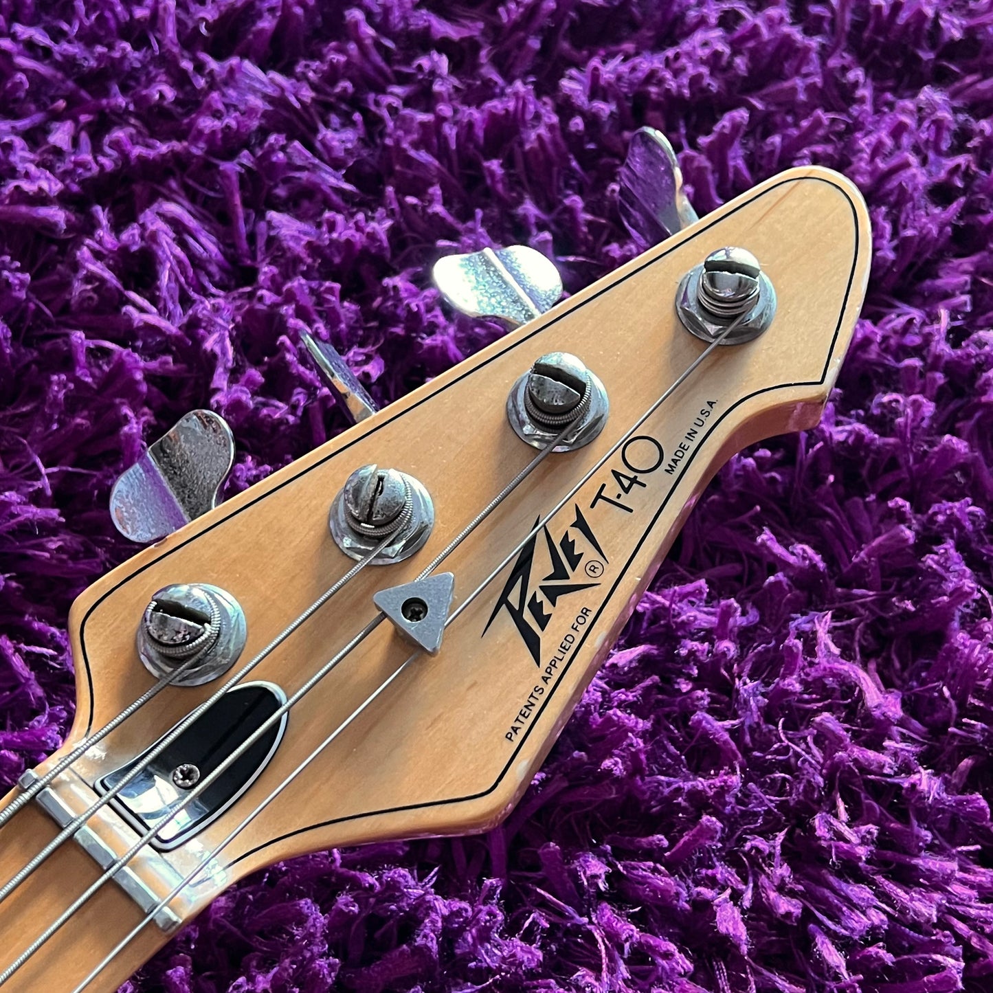 1979 Peavey T-40 Maple Fingerboard Bass Guitar (Made in USA)