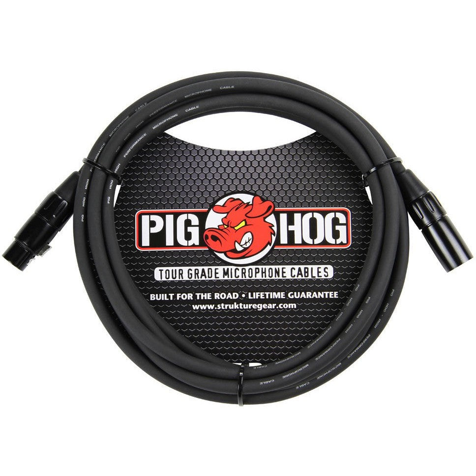 Pig Hog 8mm Microphone Cable, 10 Foot XLR