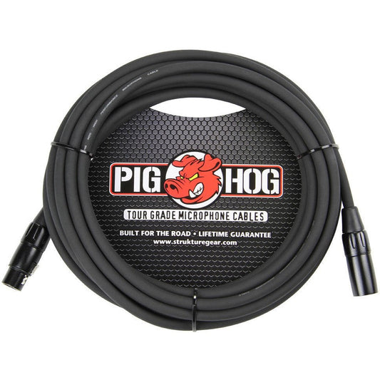 Pig Hog 8mm Microphone Cable, 20 Foot XLR