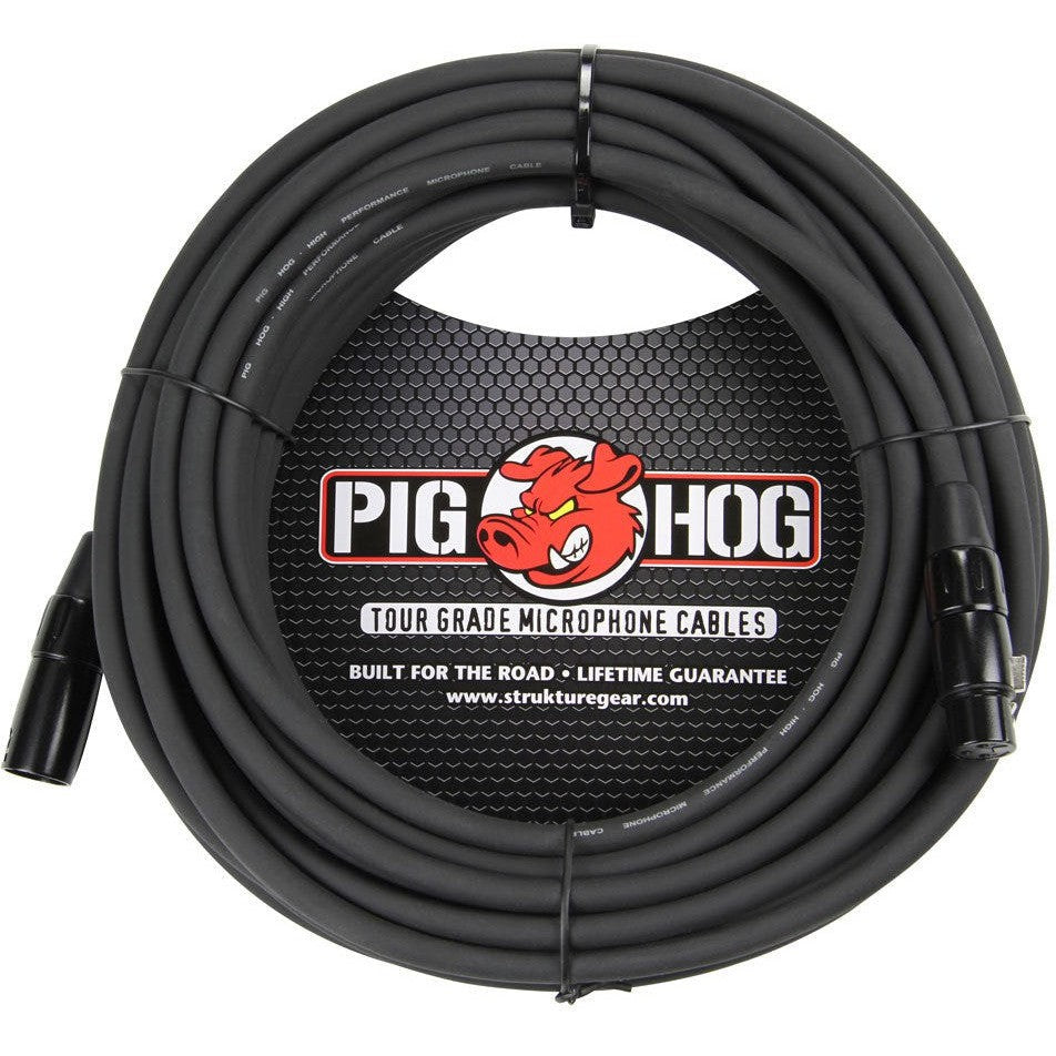 Pig Hog 8mm Microphone Cable, 50 Foot XLR