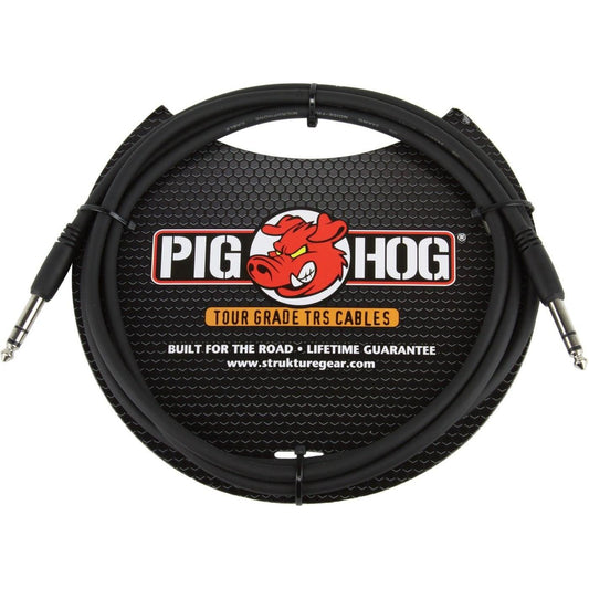 Pig Hog 1/4" TRS to 1/4" TRS Cable - 6 Foot