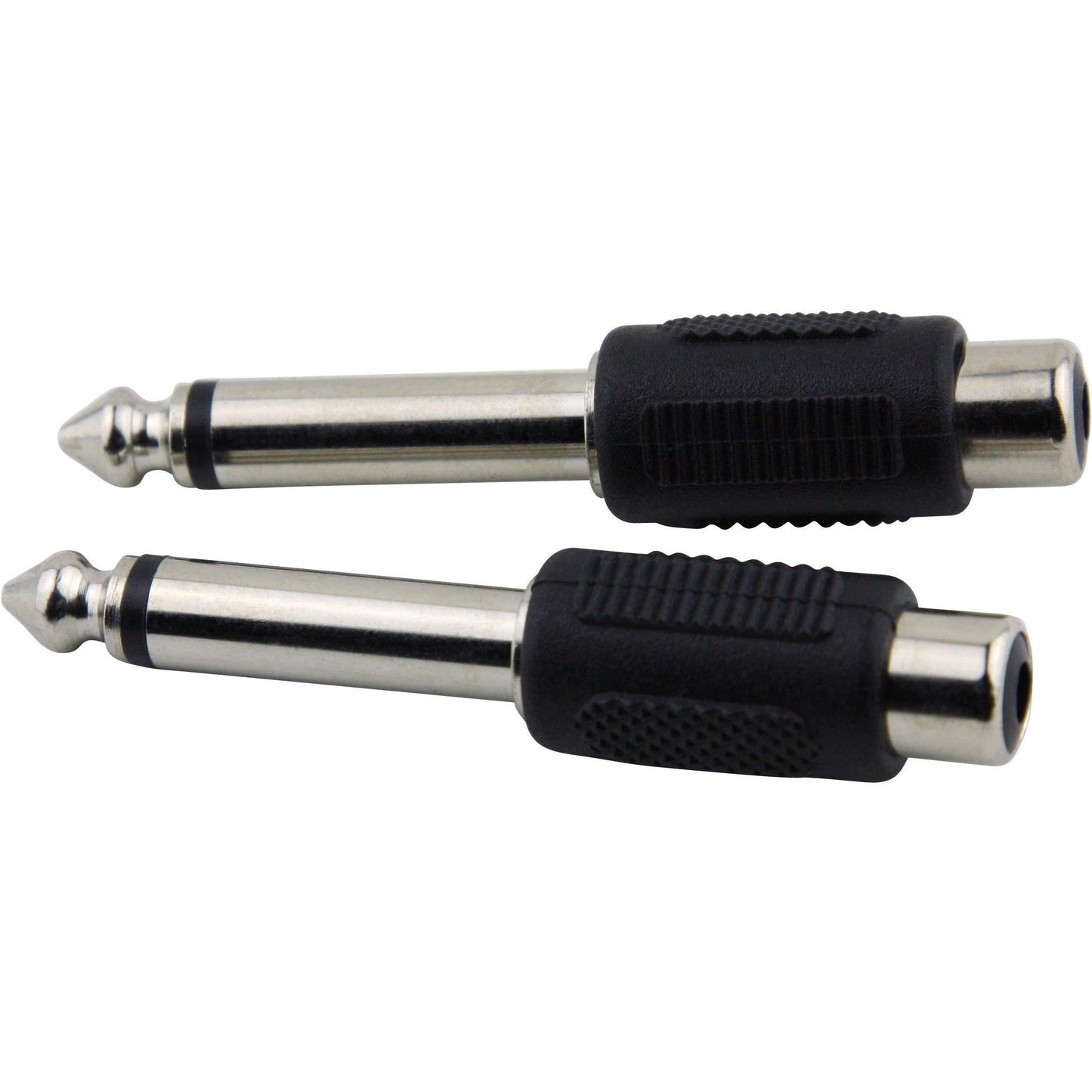 Pig Hog Solutions - RCA (Female) to 1/4" (Male) Mono Adapter - 2 Pack