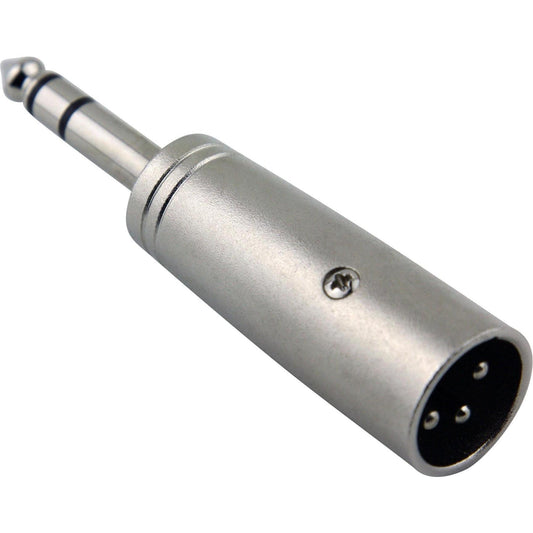 Pig Hog Solutions - XLR (Male) to 1/4" (Male) TRS Balanced Adapter