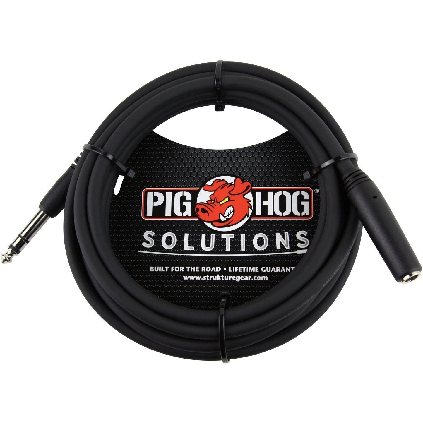 Pig Hog Solutions - Headphone Extension Cable 1/4" Stereo - 10 Foot