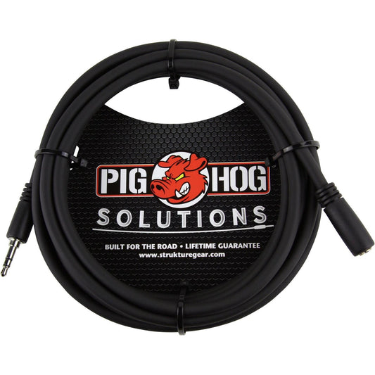Pig Hog Solutions - Headphone Extension Cable 3.5mm Stereo - 10 Foot