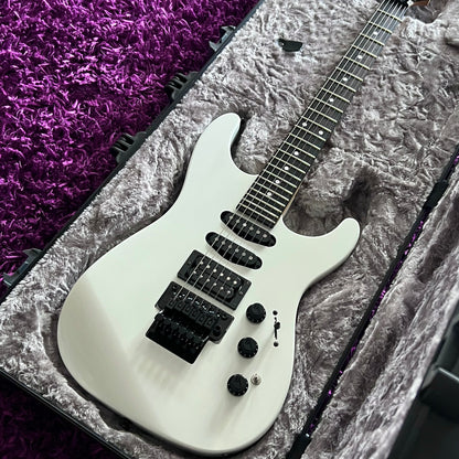 2020 Fender Limited Edition HM Strat Bright White Super Strat (MIJ) (w/ HSC)