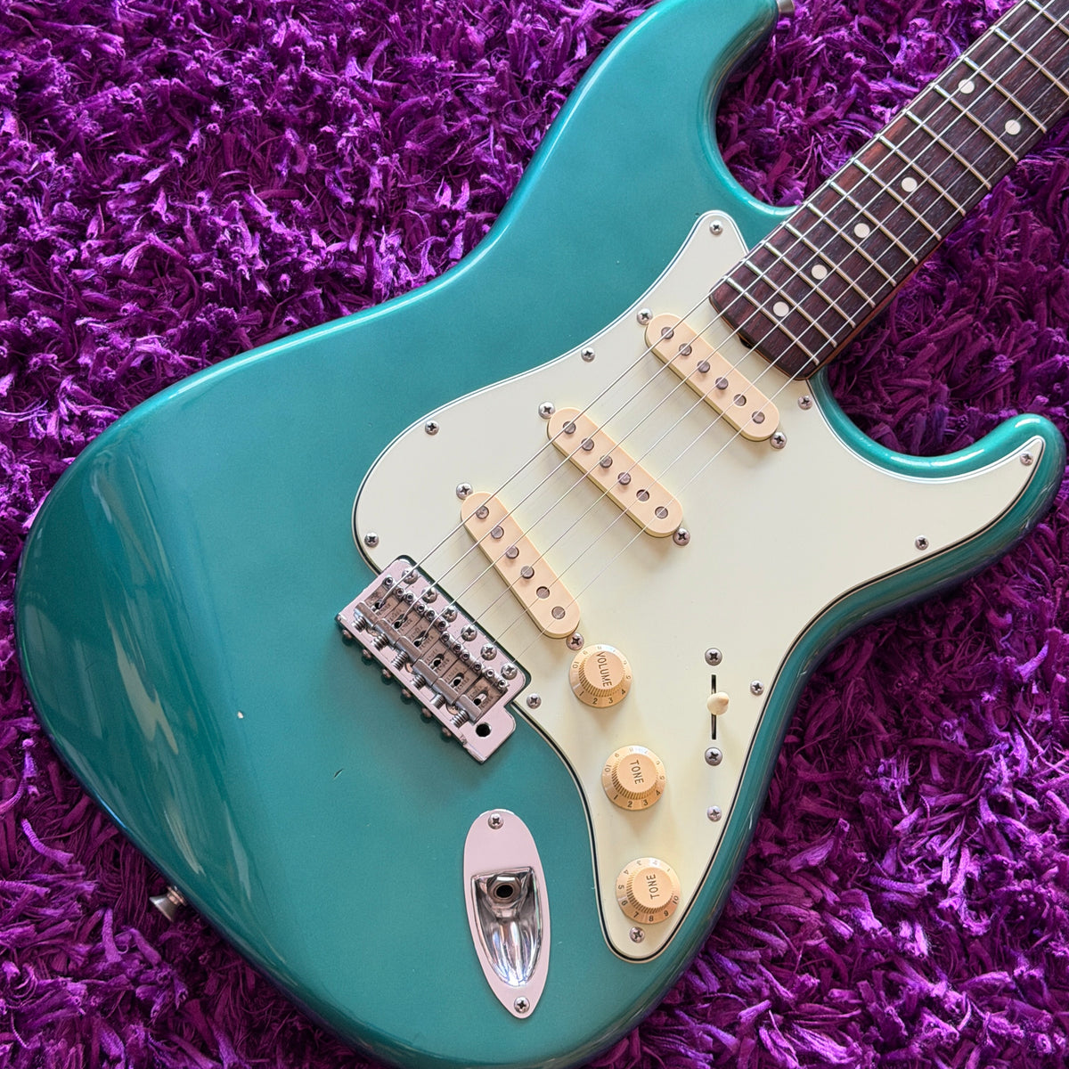 1997-2000 Fender Stratocaster ST62-70TX Ocean Turquoise Metallic w/ Texas Specials (MIJ)