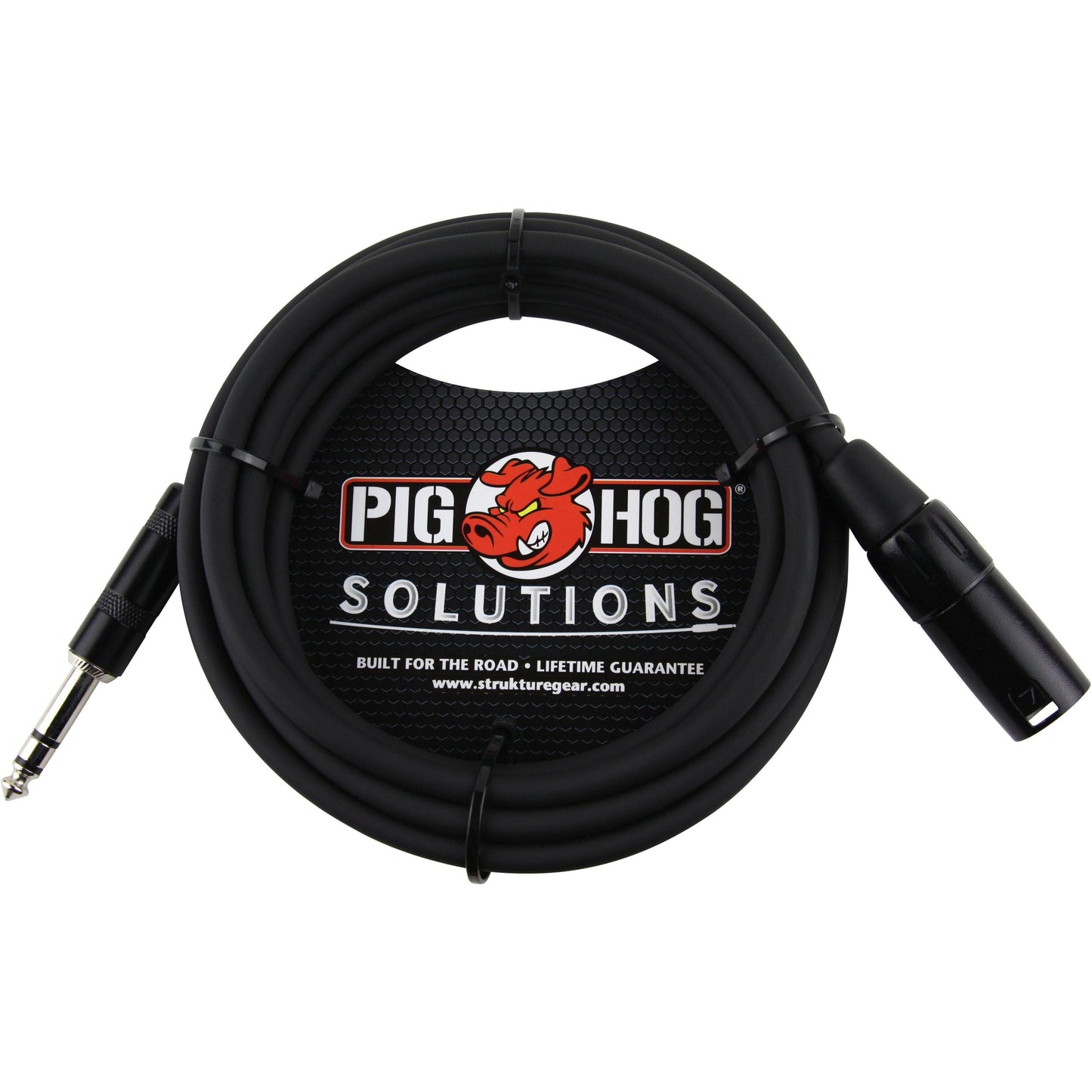 Pig Hog Solutions - 1/4" (Male) TRS to XLR (Male) Balanced Cable - 50 Foot