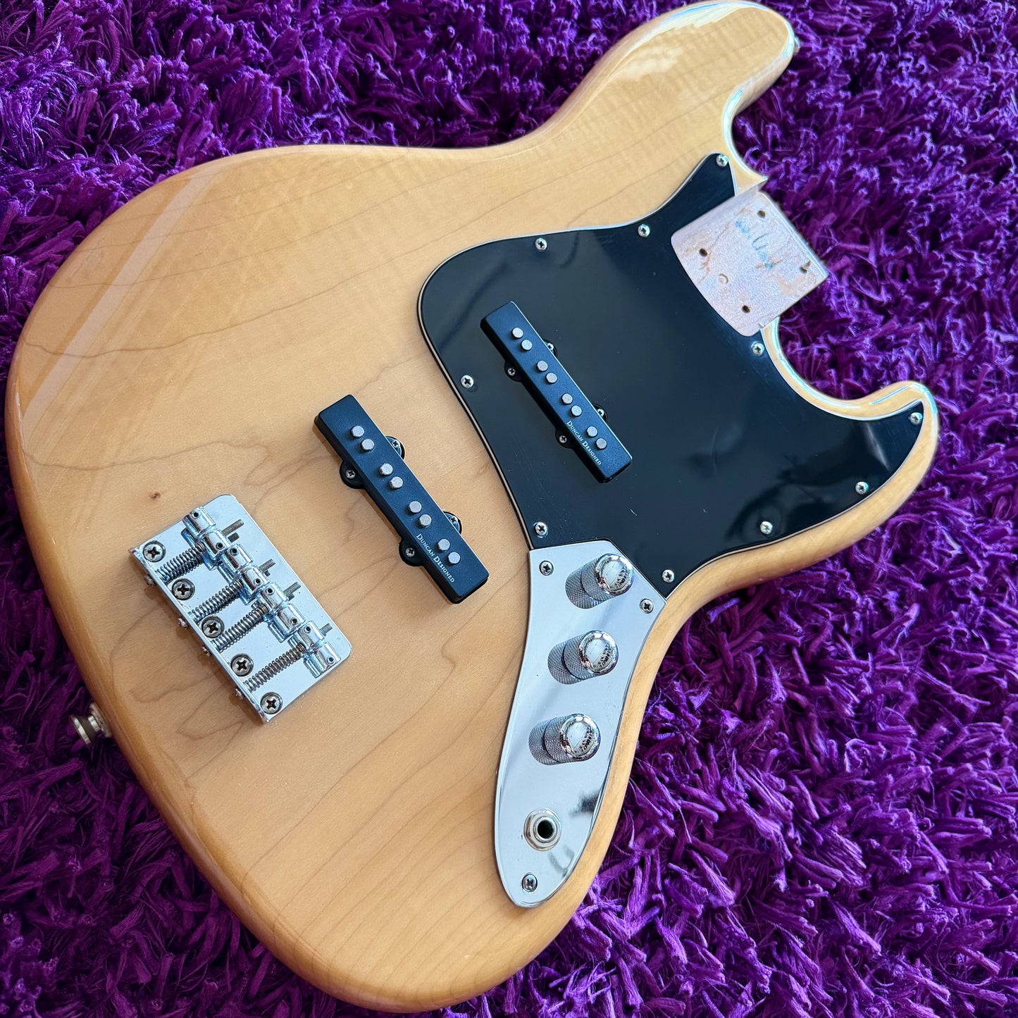2010s Squier Vintage Modified 70s Jazz Bass Natural (Loaded Body)