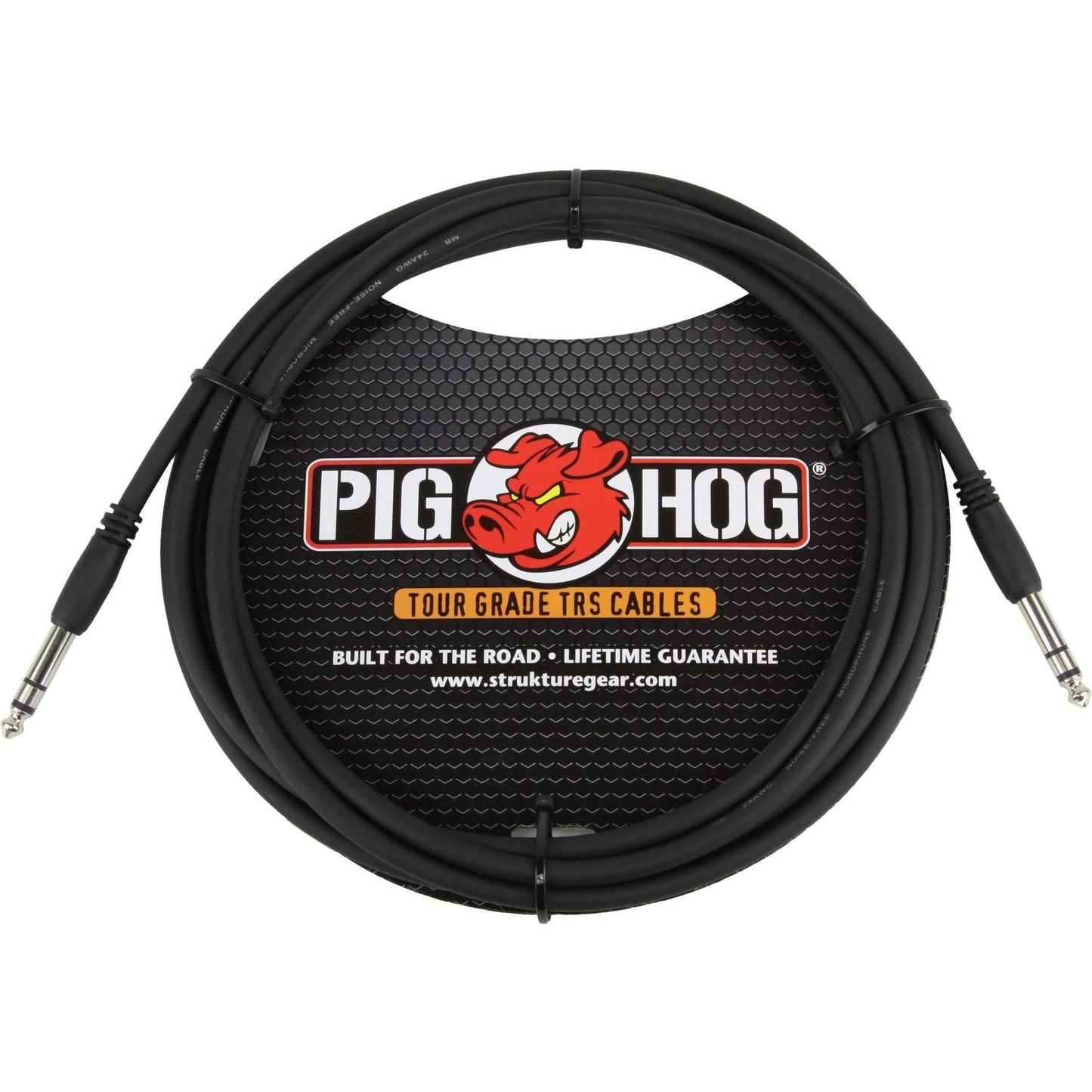 Pig Hog 1/4" TRS to 1/4" TRS Cable - 15 Foot