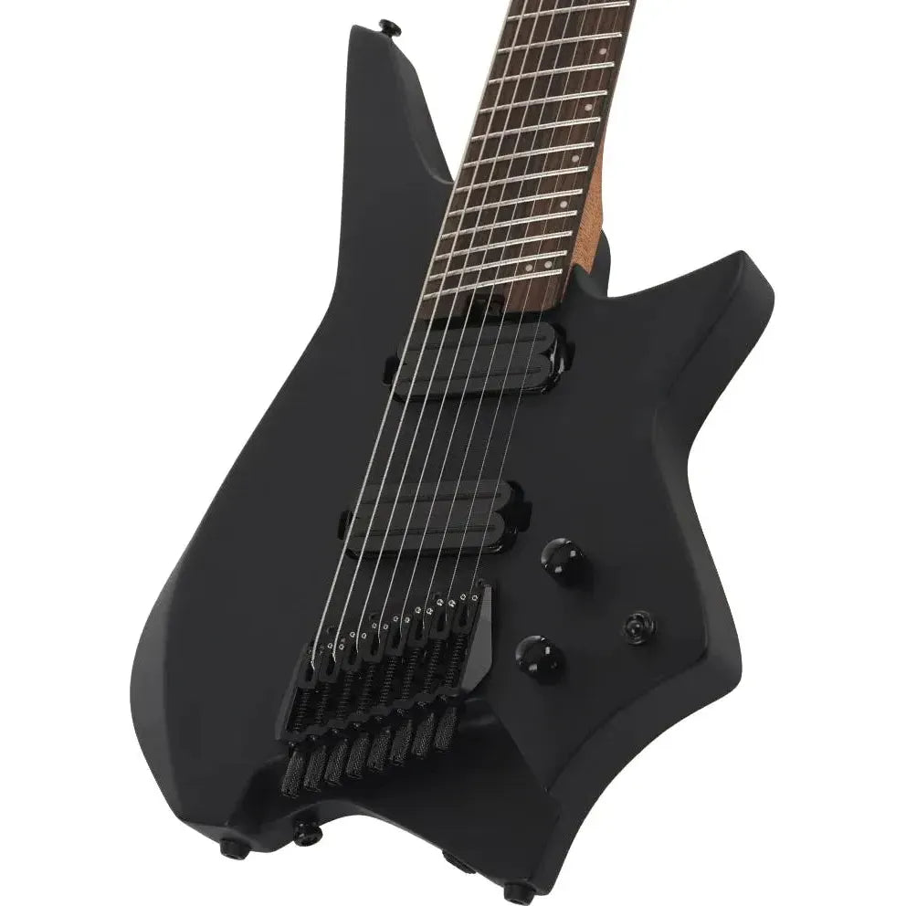 HILS HZ8 – Satin Black – Headless 8-String Guitar