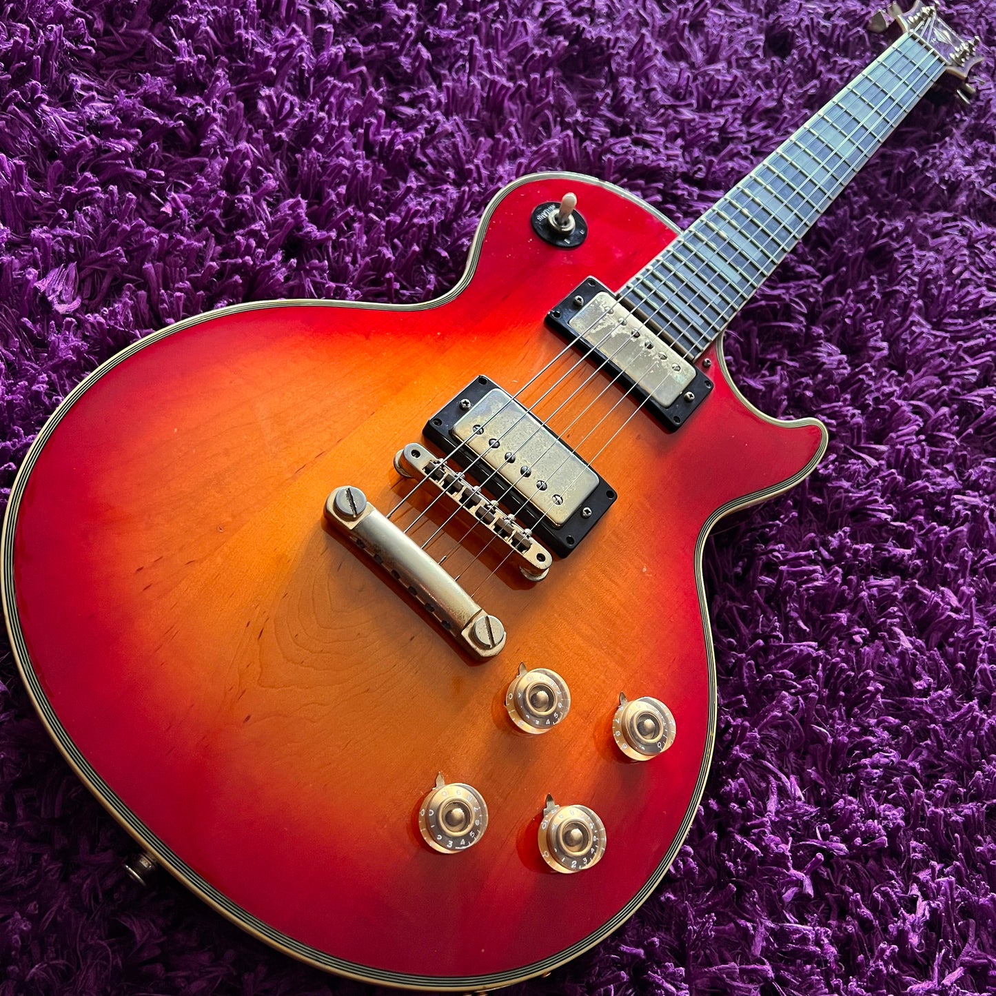 Late 1970s Yamaha Studio Lord SL700C Les Paul Custom Red Sunburst (MIJ)